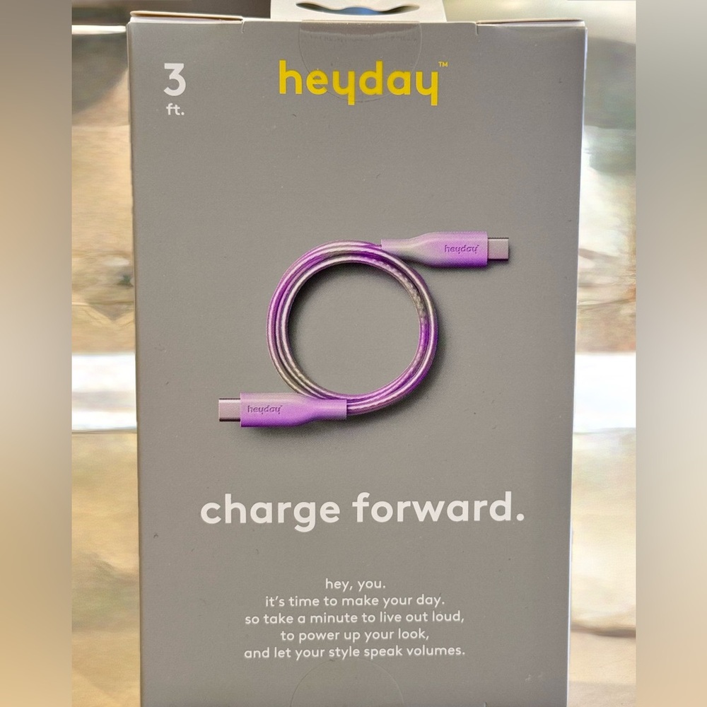 Heyday Lavender USB-C Cable